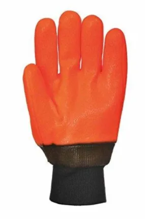 PVC Weatherproof Fully Coated Hi-Vis Glove (12 pair pack) Portwest A450