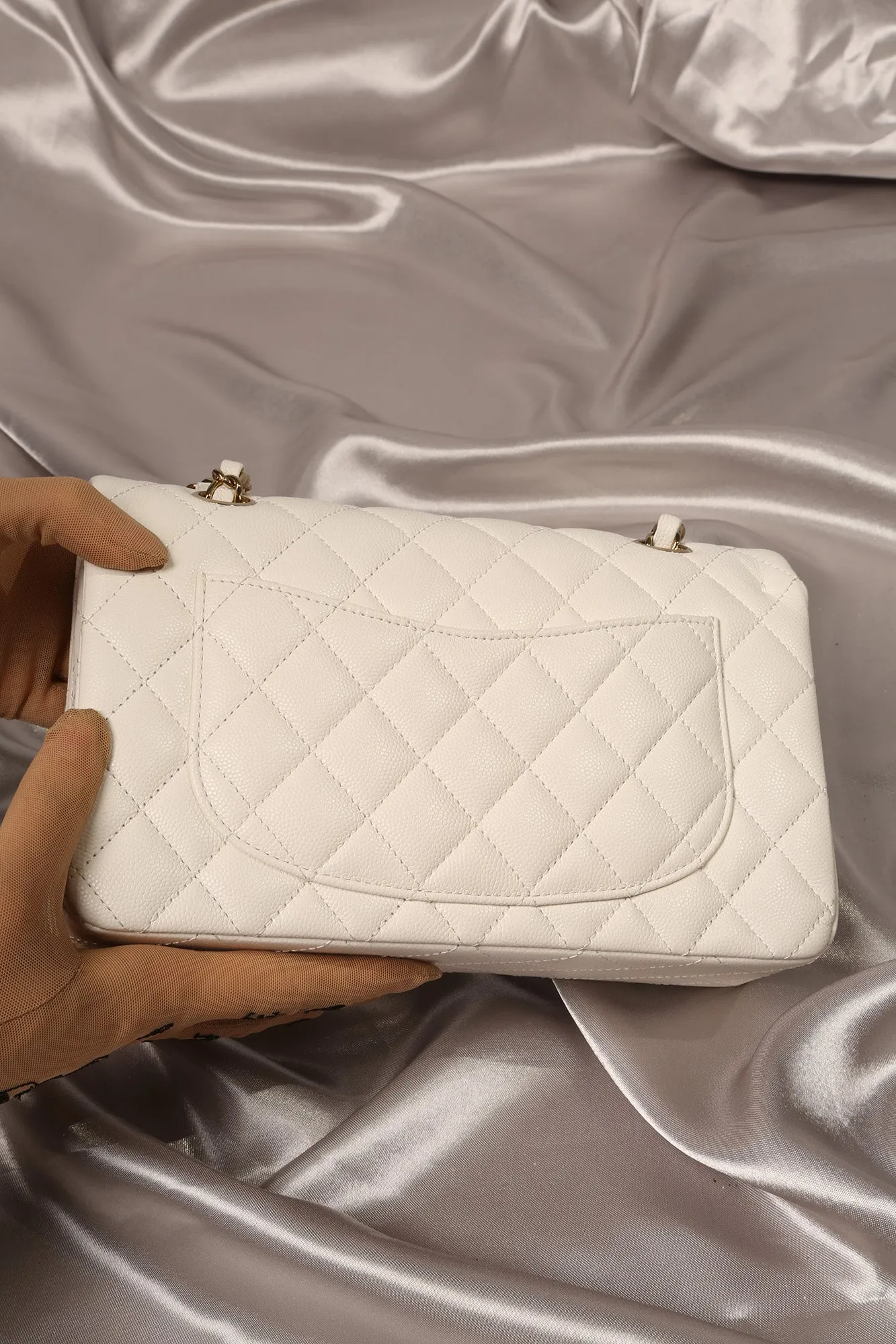 Rare CHANEL Classic Double Flap Caviar Bag Small