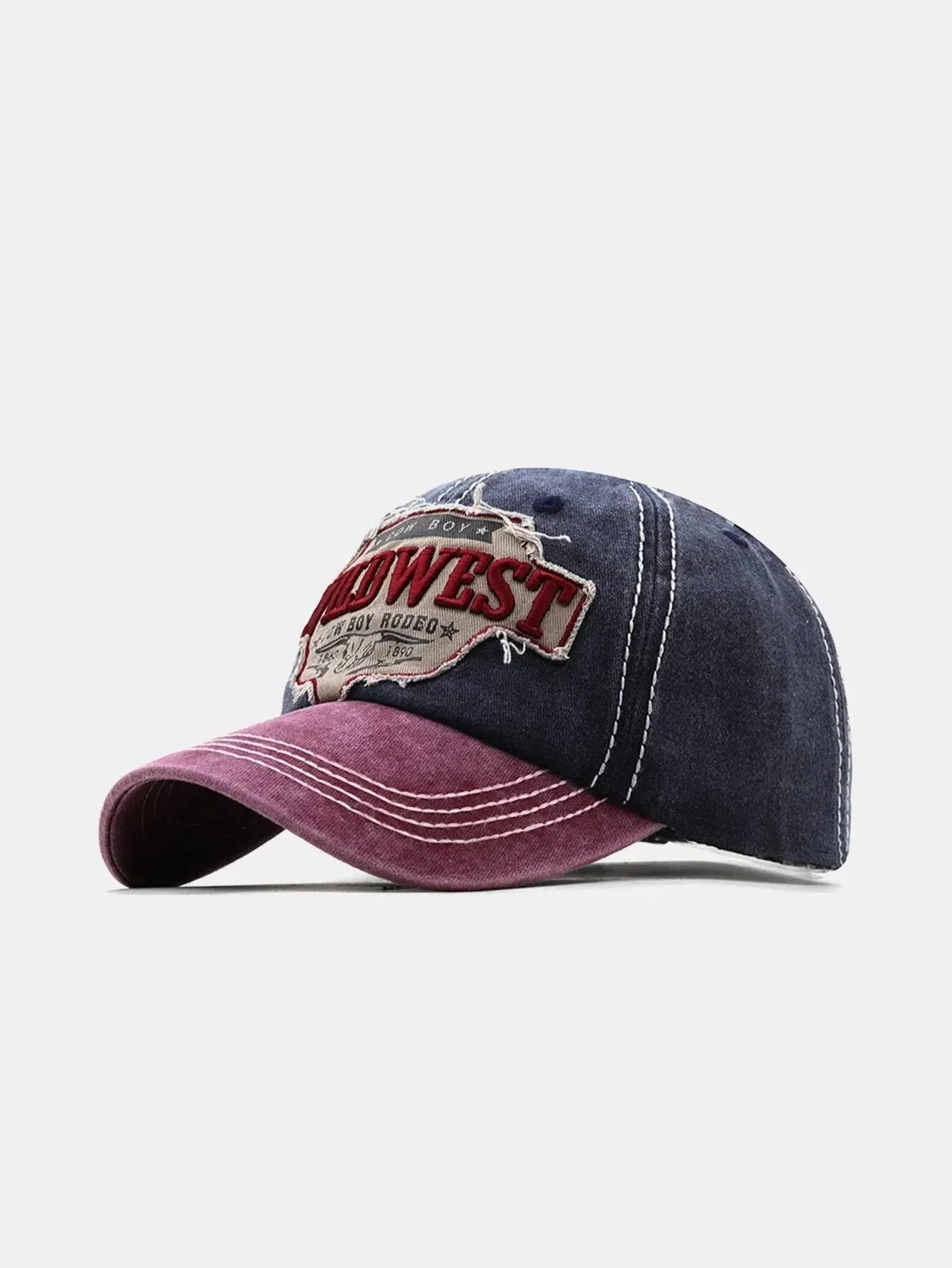Ravessa – Western-inspired – Distressed cap