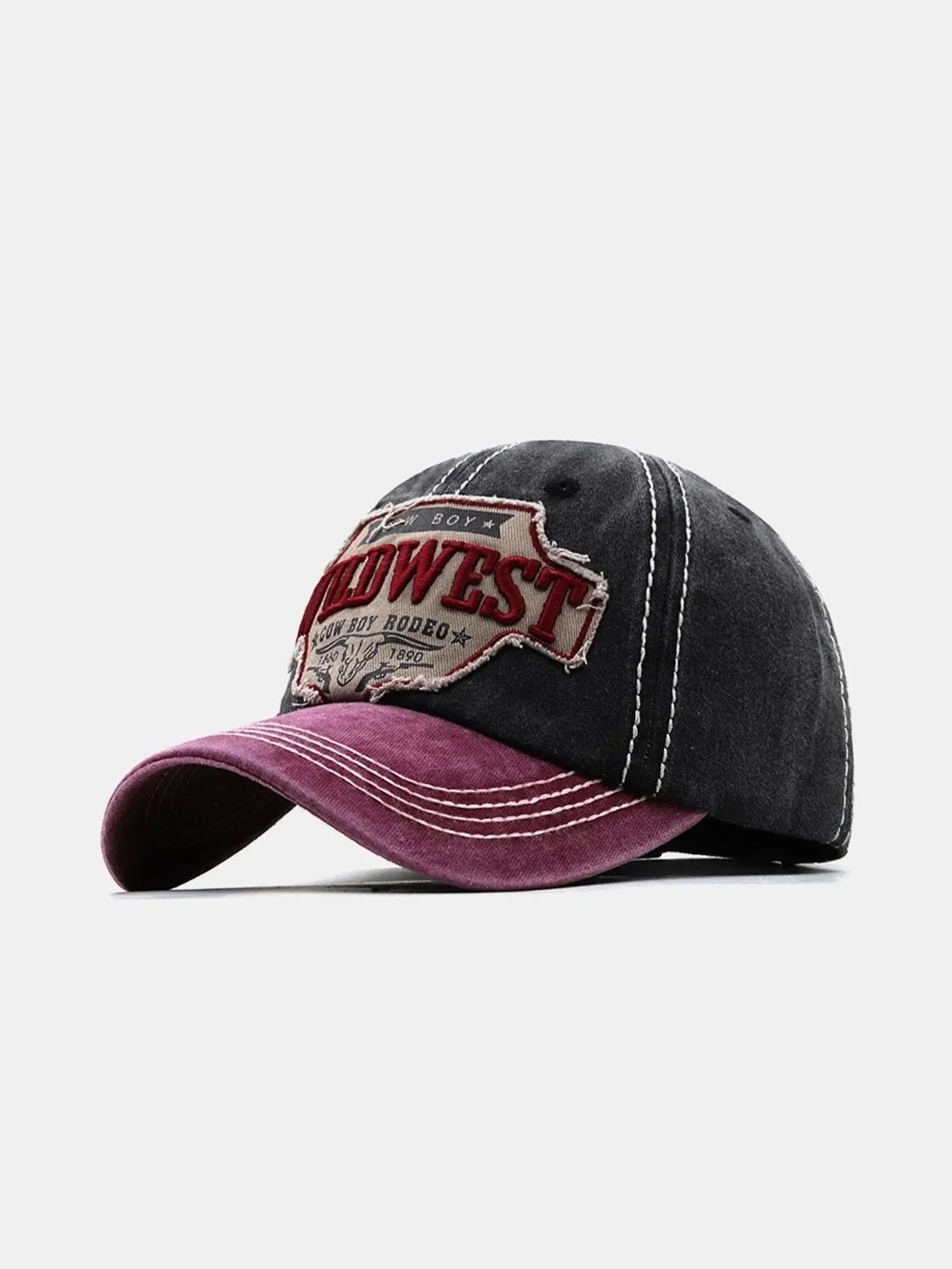 Ravessa – Western-inspired – Distressed cap
