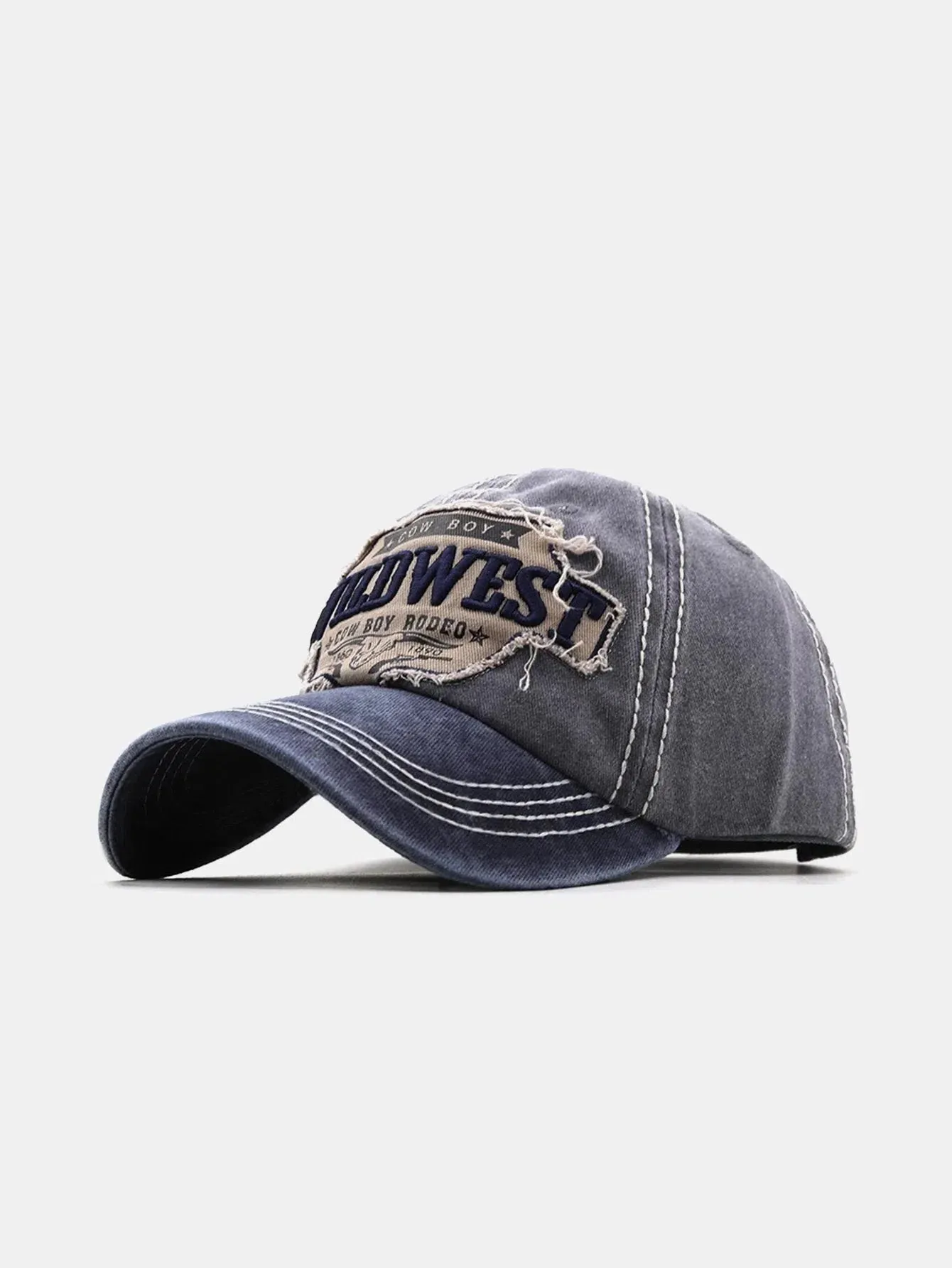 Ravessa – Western-inspired – Distressed cap
