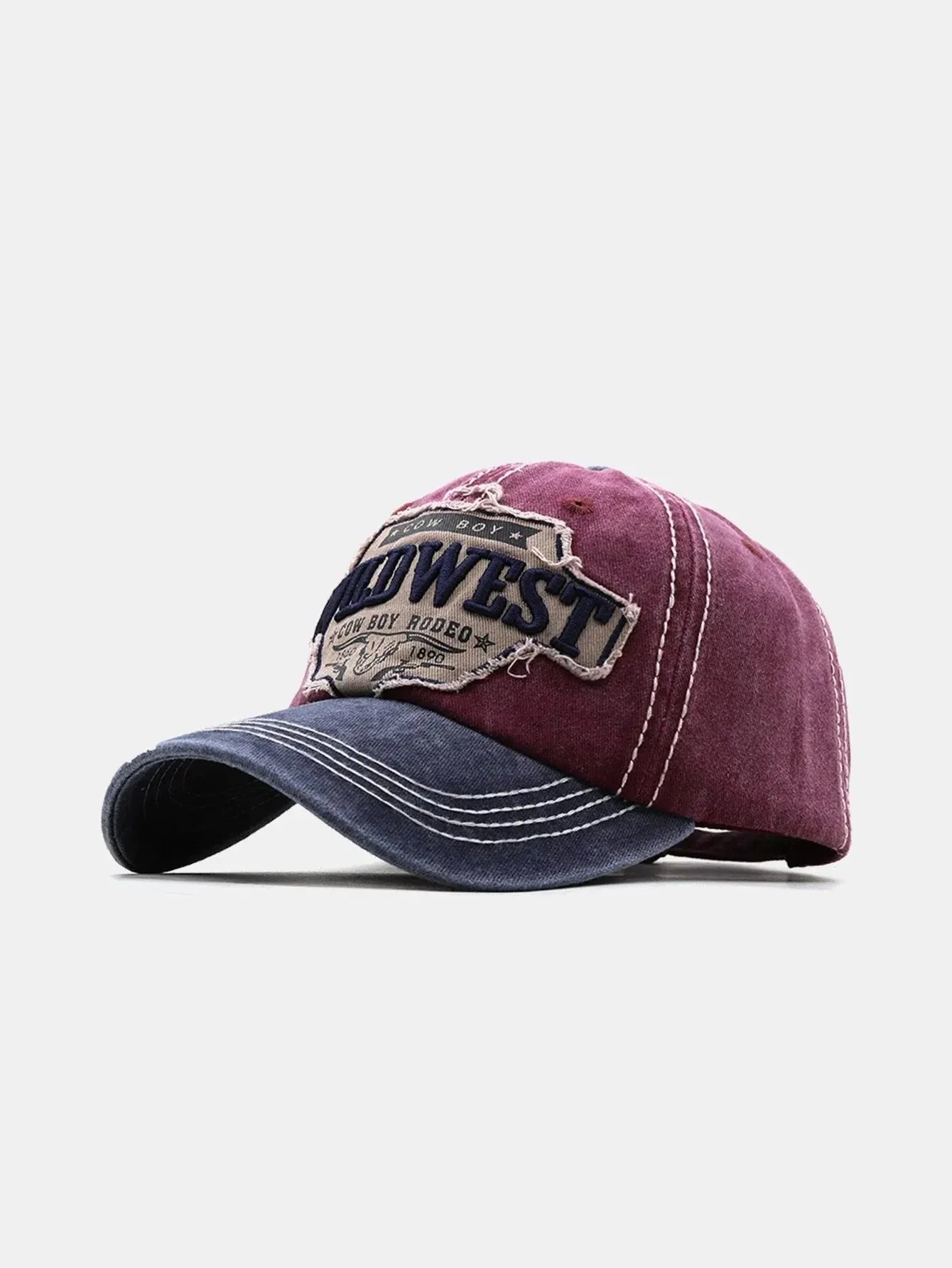 Ravessa – Western-inspired – Distressed cap