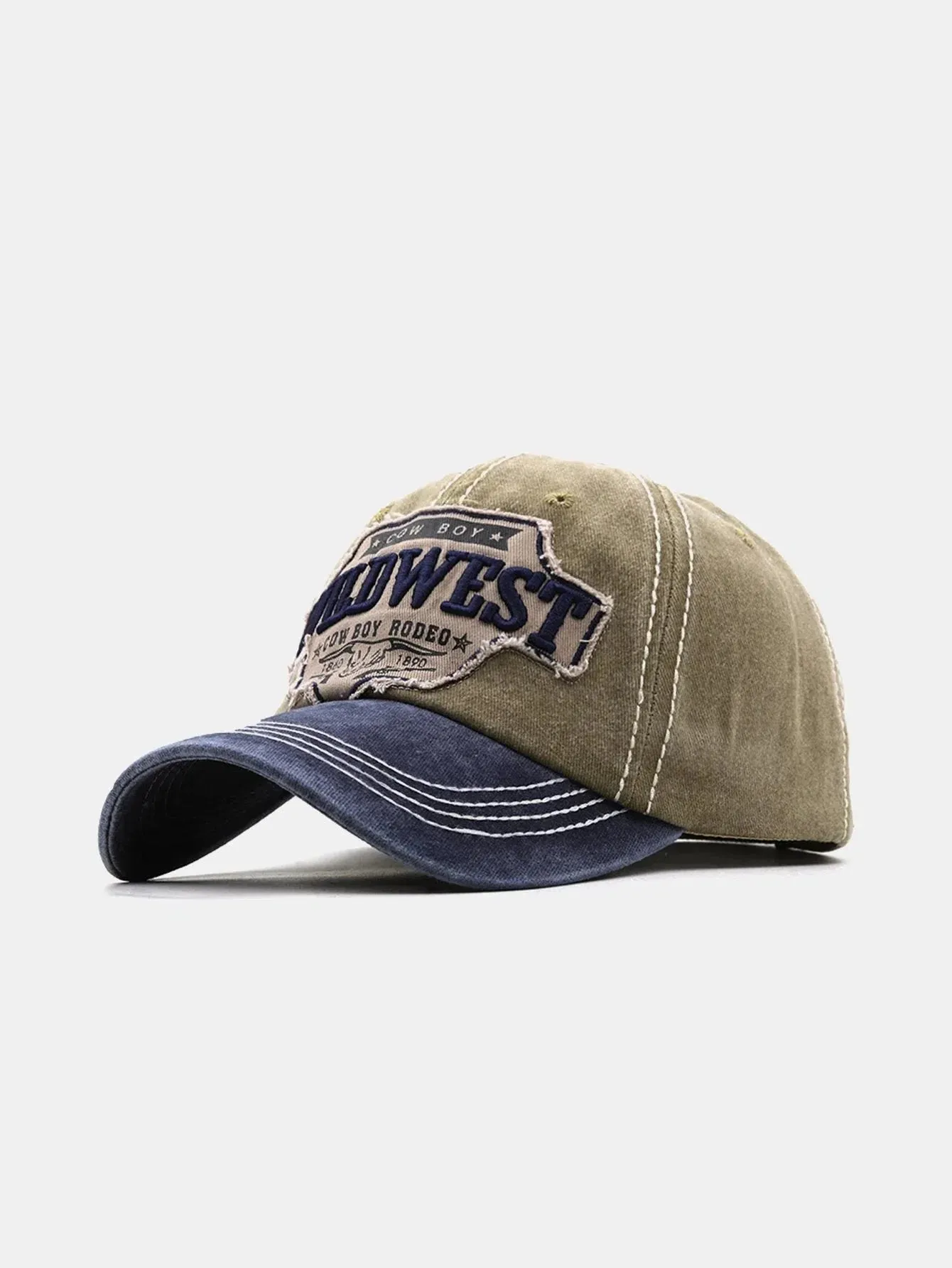 Ravessa – Western-inspired – Distressed cap