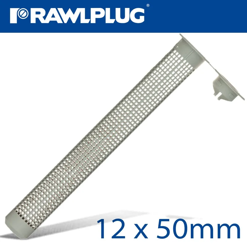 RAWLPLUG PLASTIC SLEEVE INSERT 12MMX50MM X10 PER PACK RAW R-PLS-12050-10