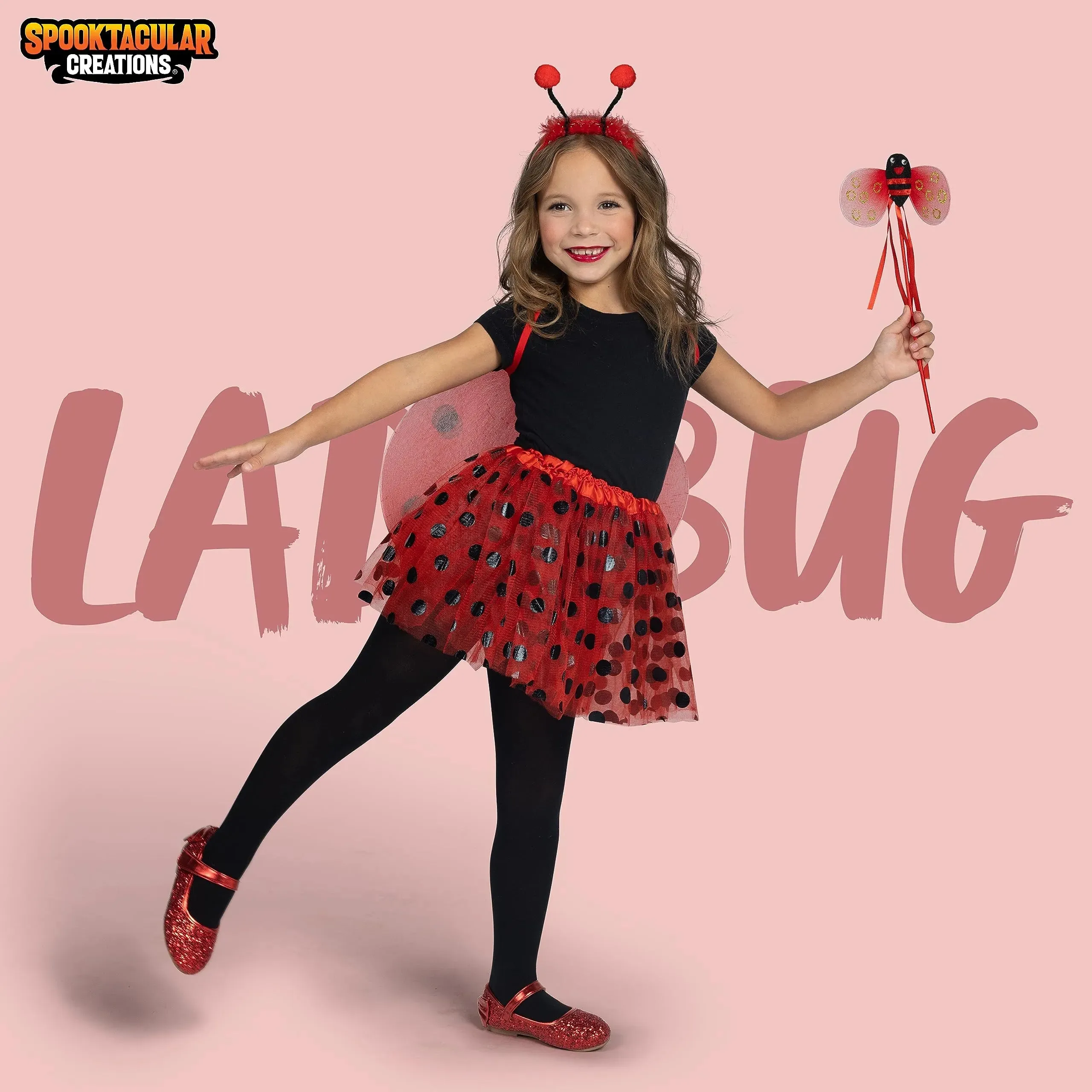 Red Ladybug Costume Set Halloween Cosplay Parties