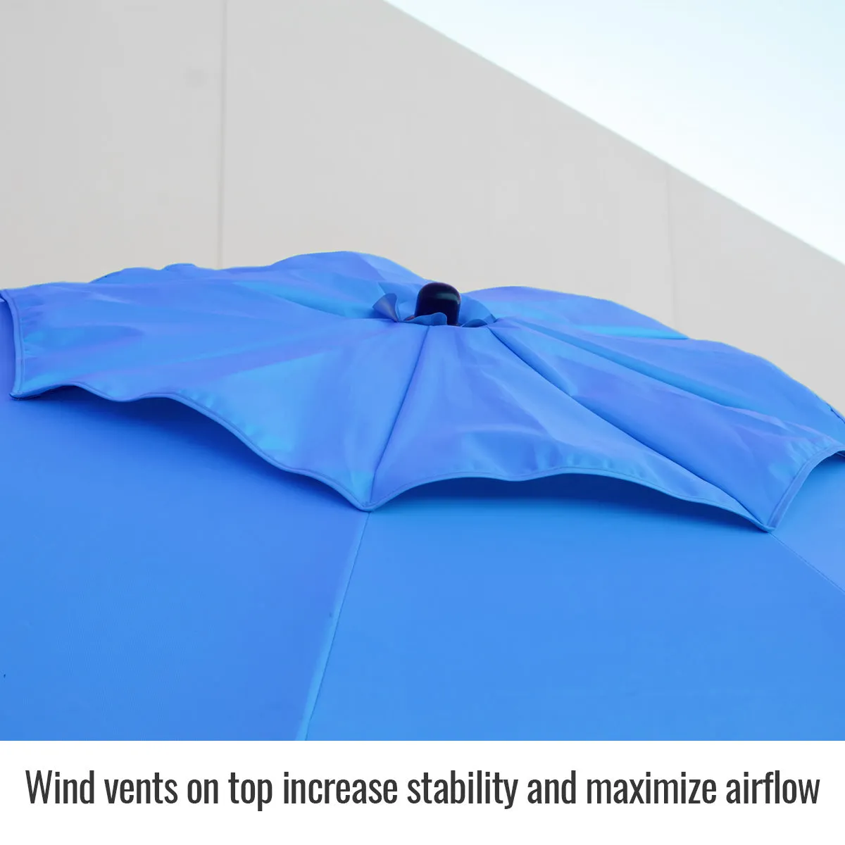 Revco UB200-BLU Blue Core-Flame Resistant Industrial Umbrella