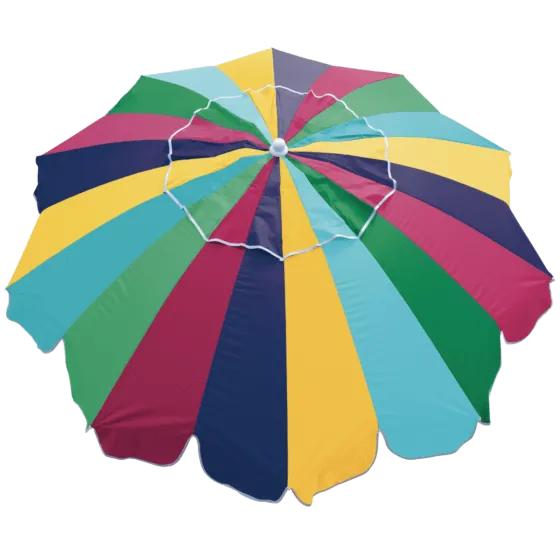 Rio Beach | 7 ft 20 Panel Umbrella With Sand Anchor