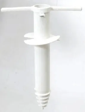 Rio Brands XCB202CB-01 Beach Umbrella Sand / Twist Anchor / Stake - Quantity of 1