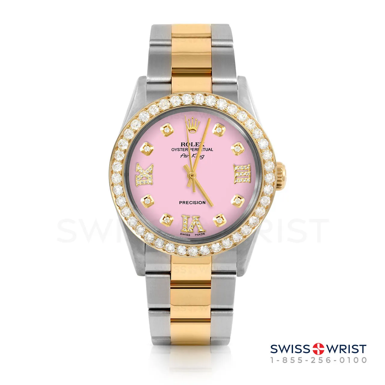 Rolex Air King 34mm | 5500-TT-PNK-8DR369-2CT-OYS