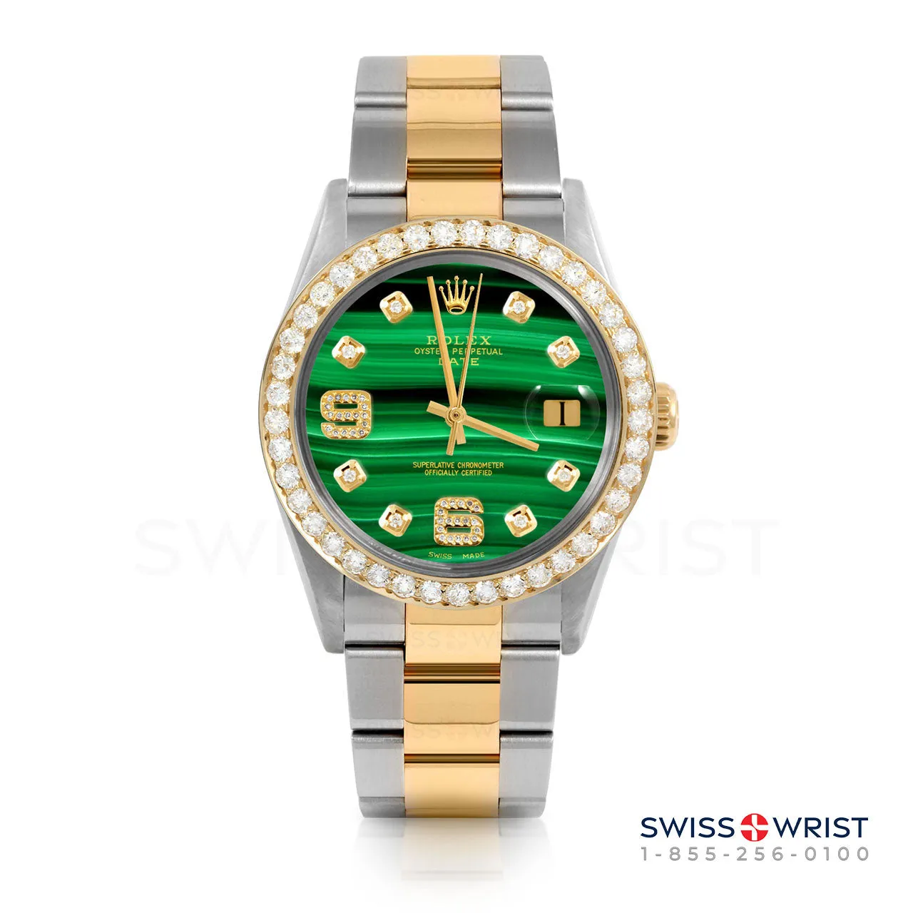 Rolex Date 34mm | 1500-TT-MLC-8DA69-2CT-OYS