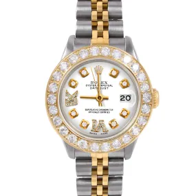 Rolex Datejust 26mm | 6917-TT-WHT-8DR69-2CT-JBL