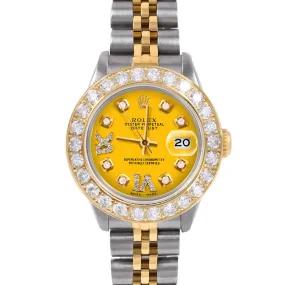 Rolex Datejust 26mm | 6917-TT-YLW-8DR69-2CT-JBL