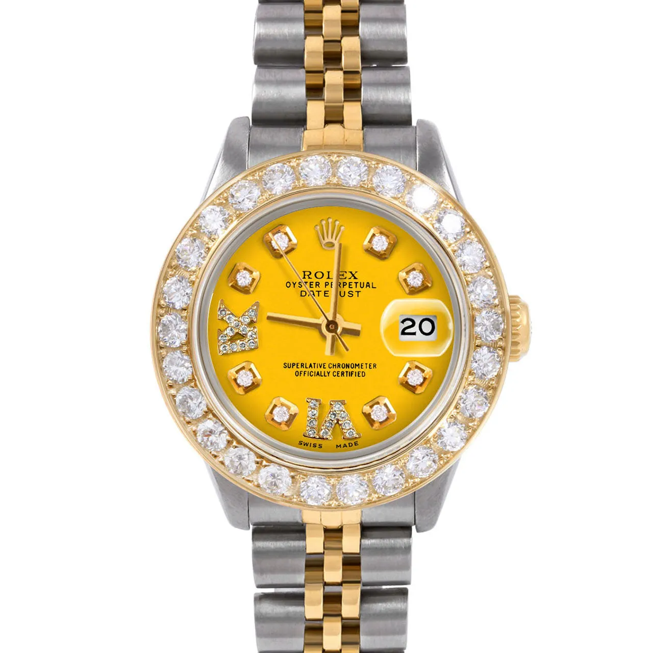 Rolex Datejust 26mm | 6917-TT-YLW-8DR69-2CT-JBL