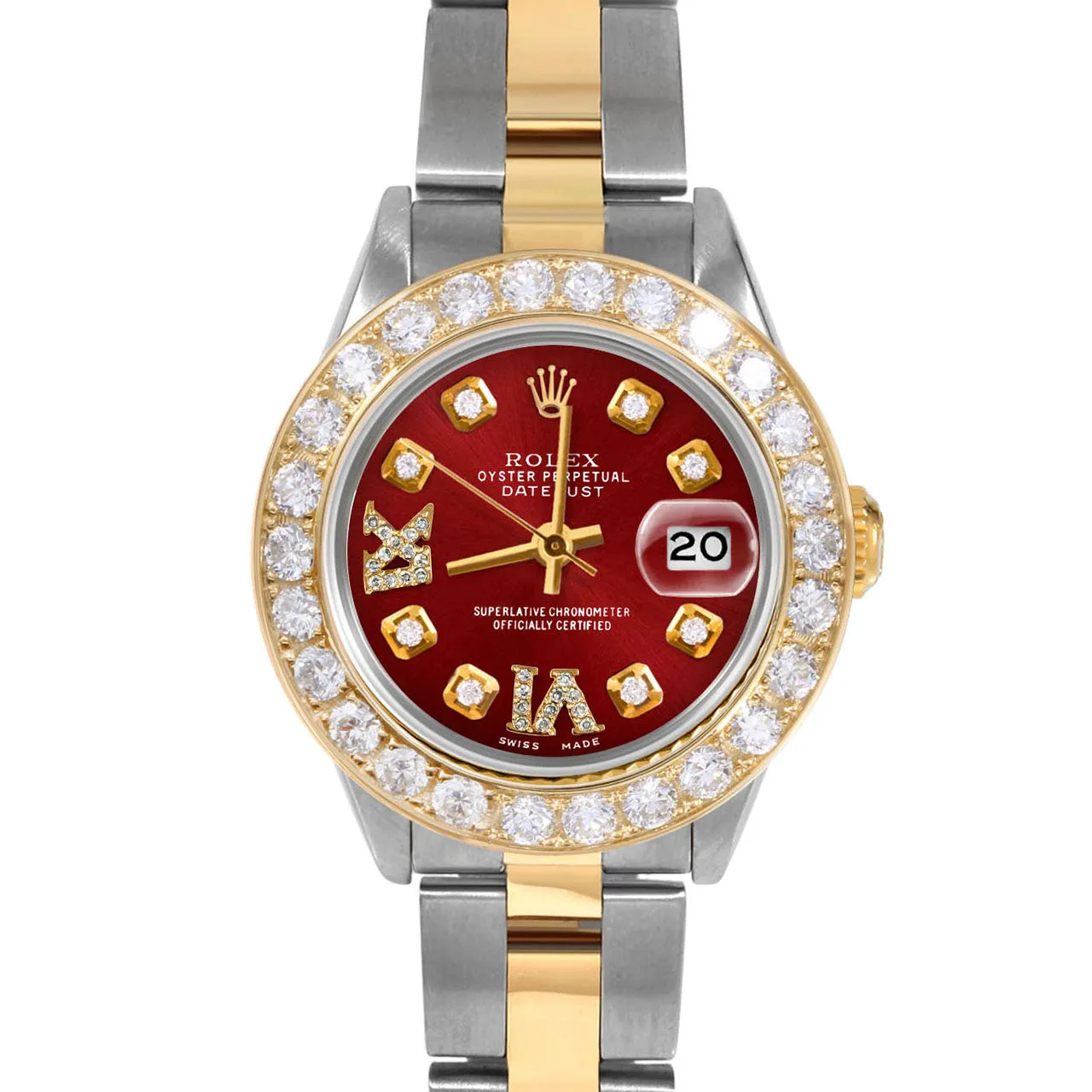 Rolex Datejust 26mm | 69173-RED-8DR69-2CT-OYS