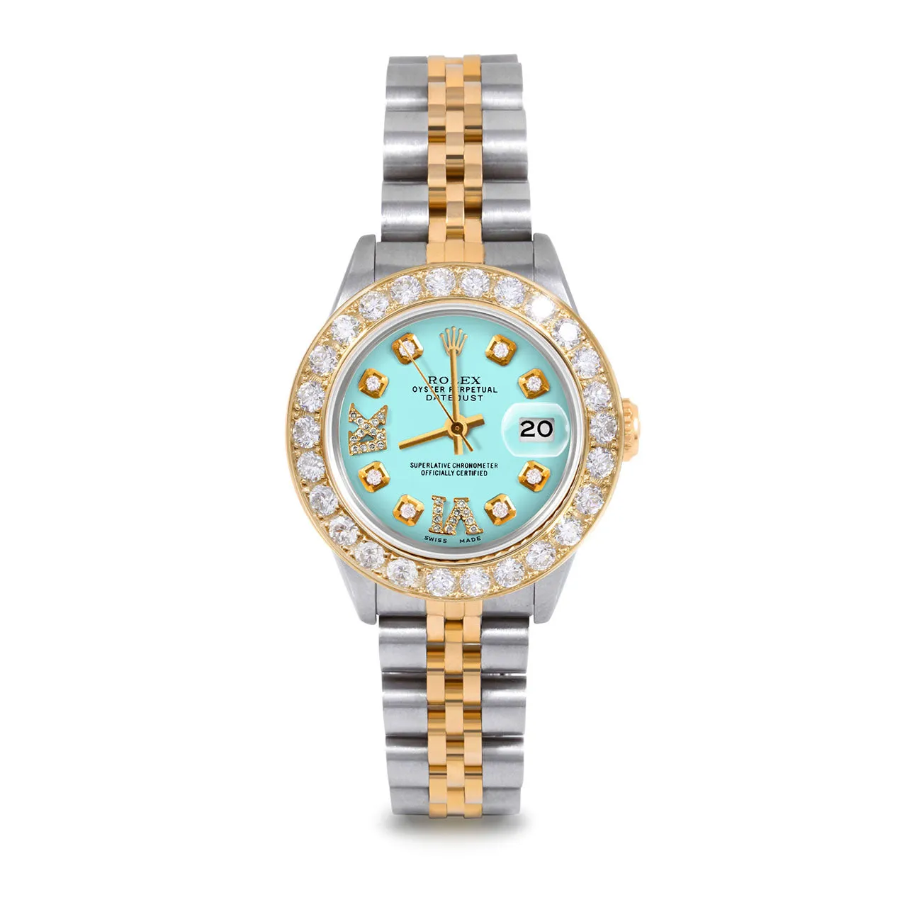 Rolex Datejust 26mm | 69173-TRQ-8DR69-2CT-JBL
