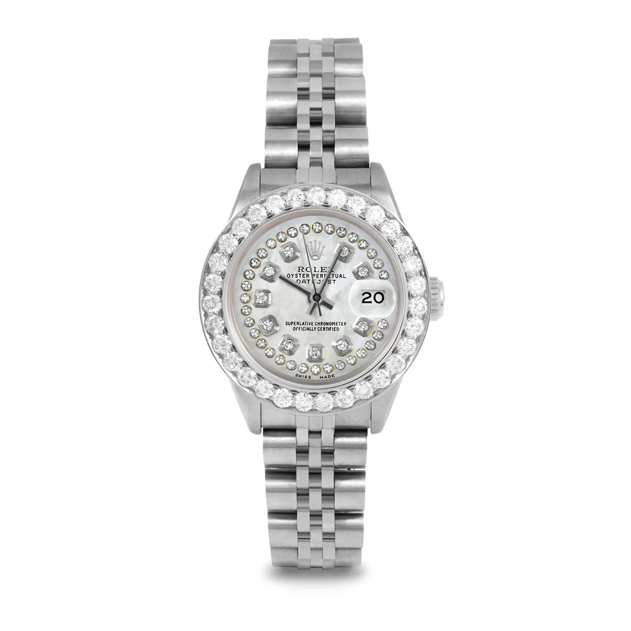 Rolex Datejust 26mm | 69174-WMOP-STRD-2CT-JBL