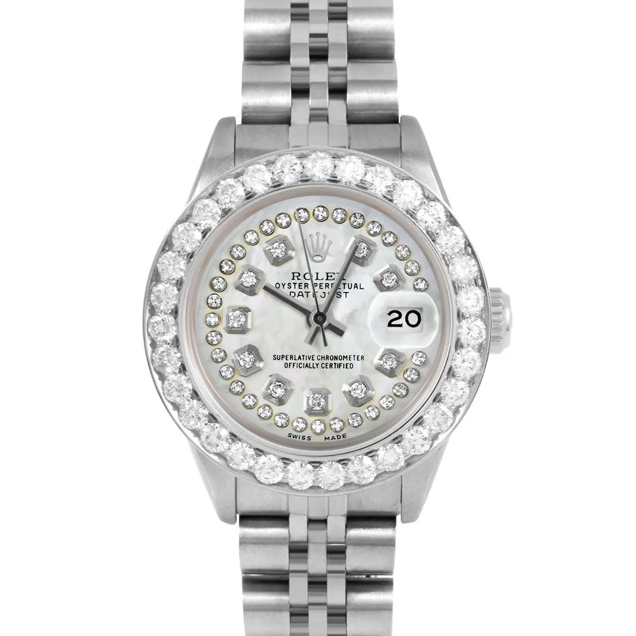 Rolex Datejust 26mm | 69174-WMOP-STRD-2CT-JBL