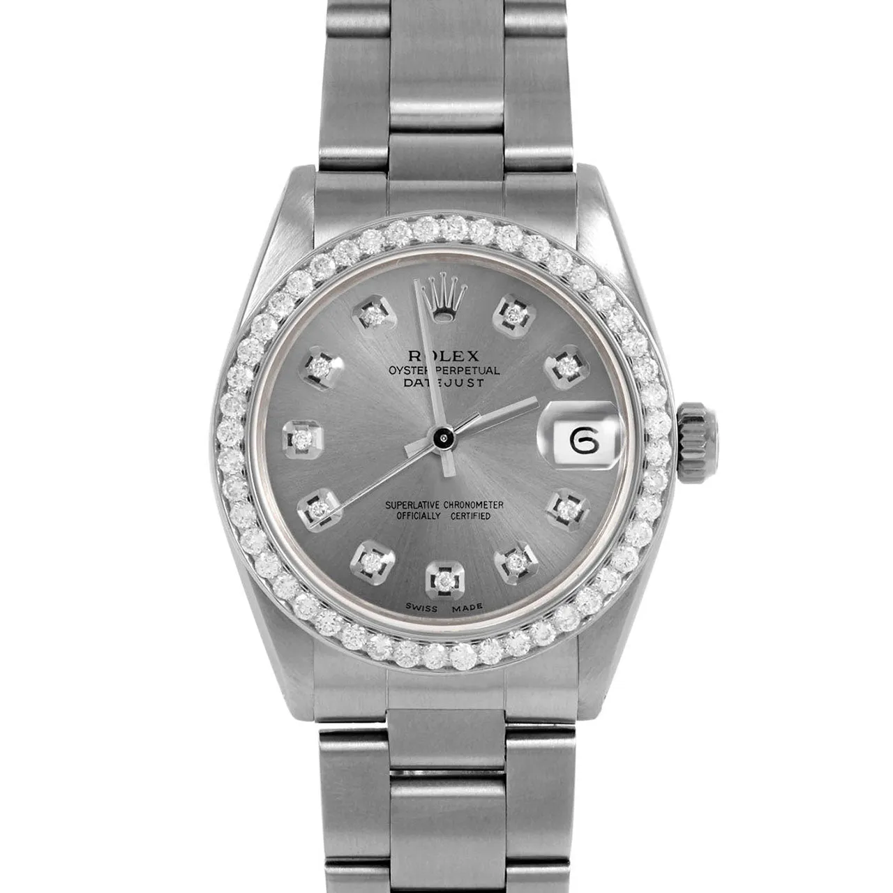 Rolex Datejust 31mm | 6827-SS-SLT-DIA-AM-BDS-OYS