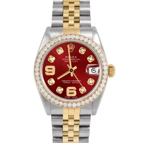 Rolex Datejust 31mm | 6827-TT-RED-8DA69-BDS-JBL
