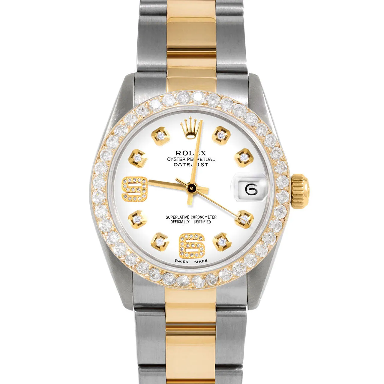 Rolex Datejust 31mm | 6827-TT-WHT-8DA69-2CT-OYS