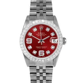 Rolex Datejust 31mm | 68274-RED-8DA69-2CT-JBL