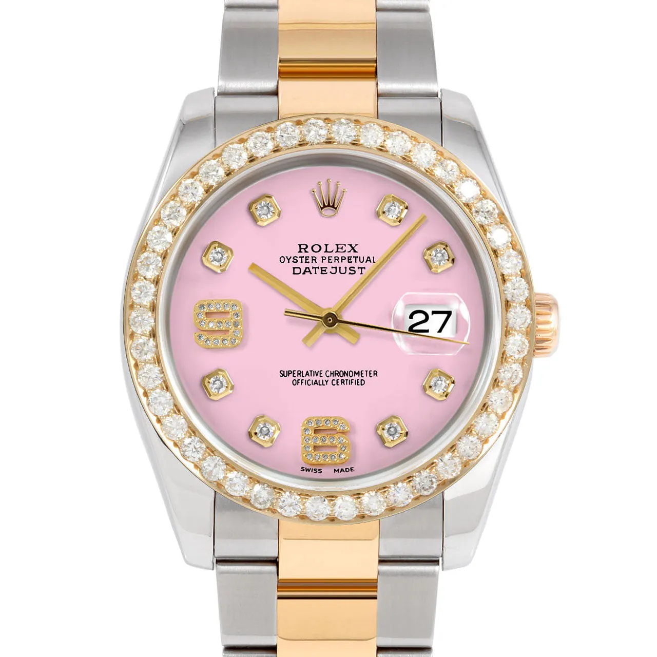 Rolex Datejust 36mm | 116233-PNK-8DA69-25CT-OYS