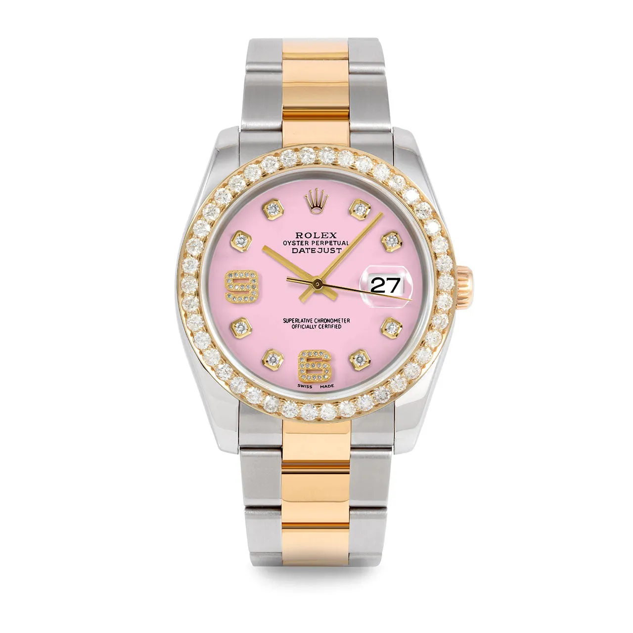 Rolex Datejust 36mm | 116233-PNK-8DA69-25CT-OYS