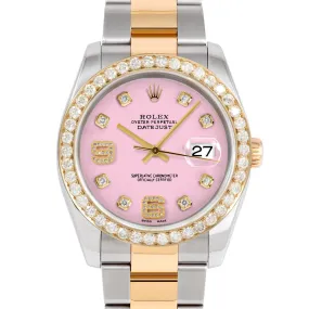 Rolex Datejust 36mm | 116233-PNK-8DA69-25CT-OYS