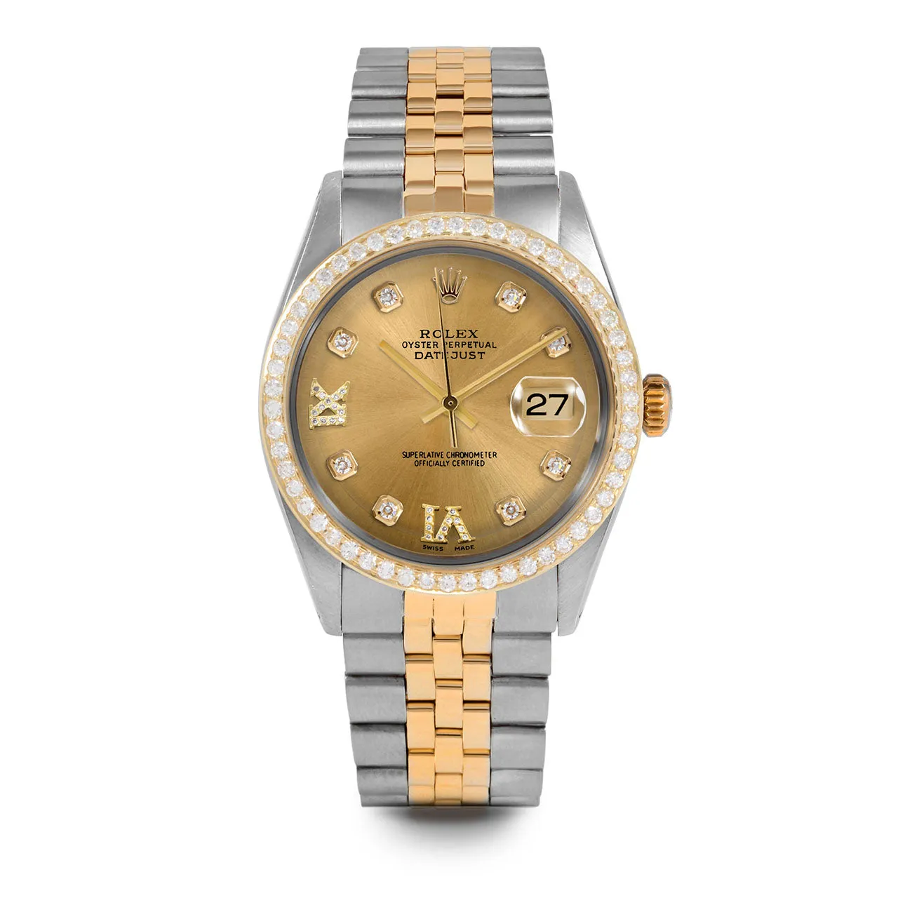 Rolex Datejust 36mm | 1601-TT-CHM-8DR69-BDS-JBL
