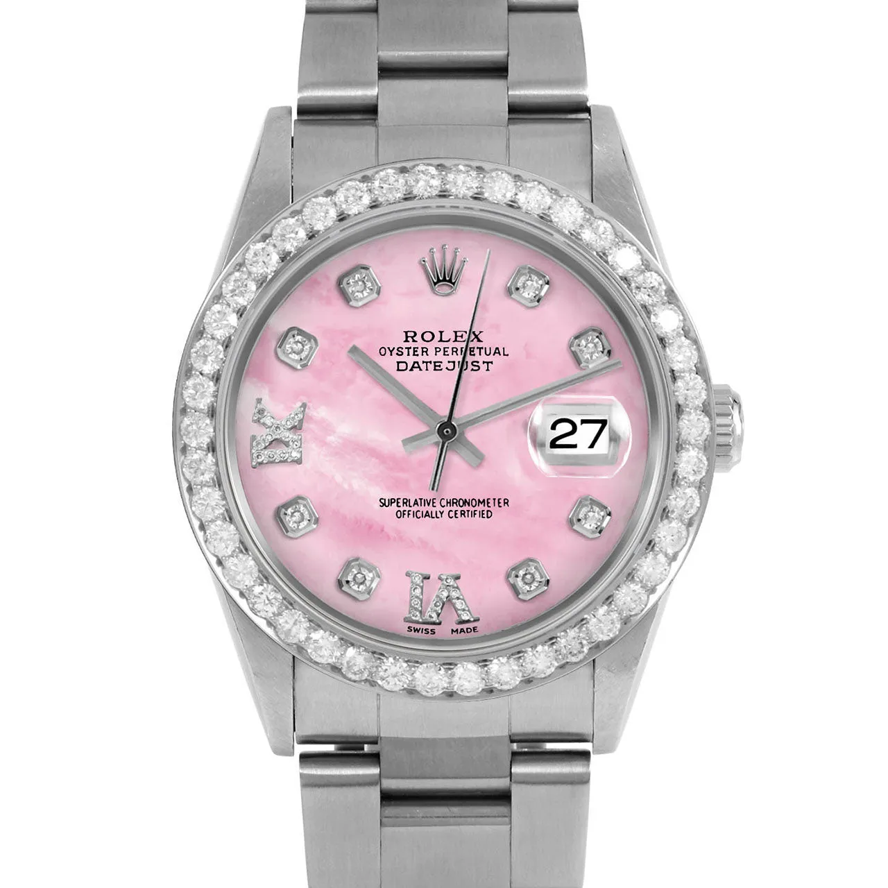 Rolex Datejust 36mm | 16234-PMOP-8DR69-25CT-OYS
