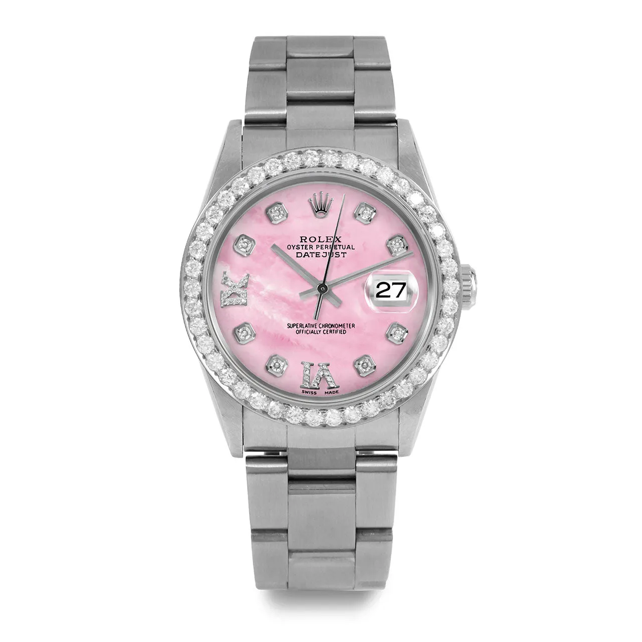 Rolex Datejust 36mm | 16234-PMOP-8DR69-25CT-OYS