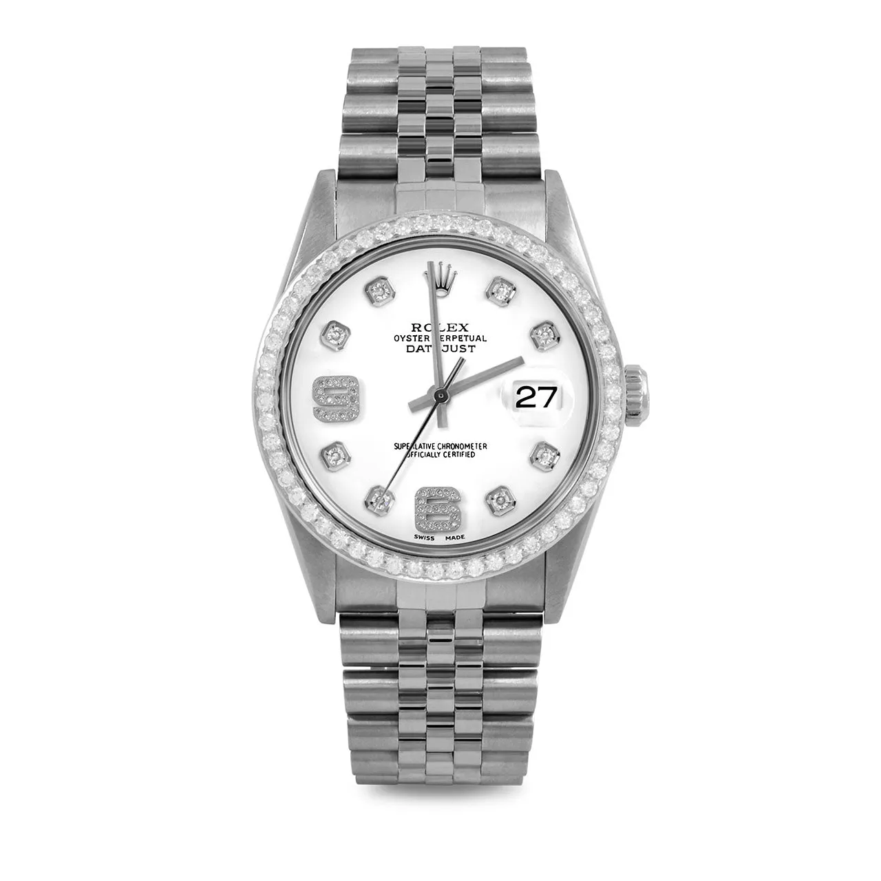 Rolex Datejust 36mm | 16234-WHT-8DA69-BDS-JBL
