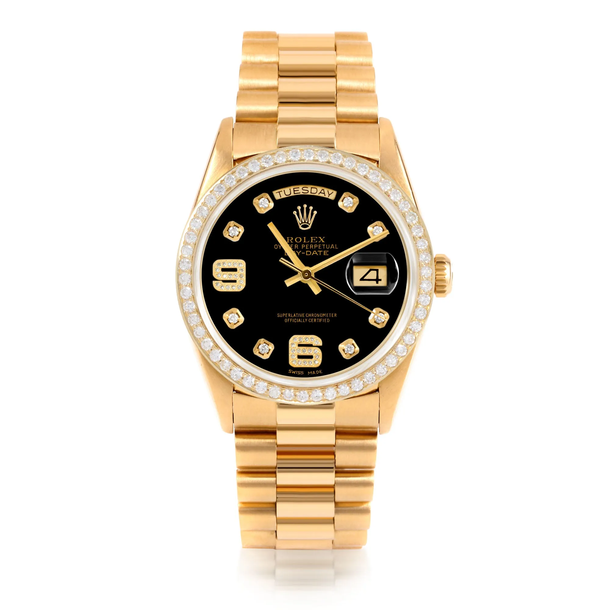 Rolex Day-Date 36mm | 18238-BLK-8DA69-BDS-PRS