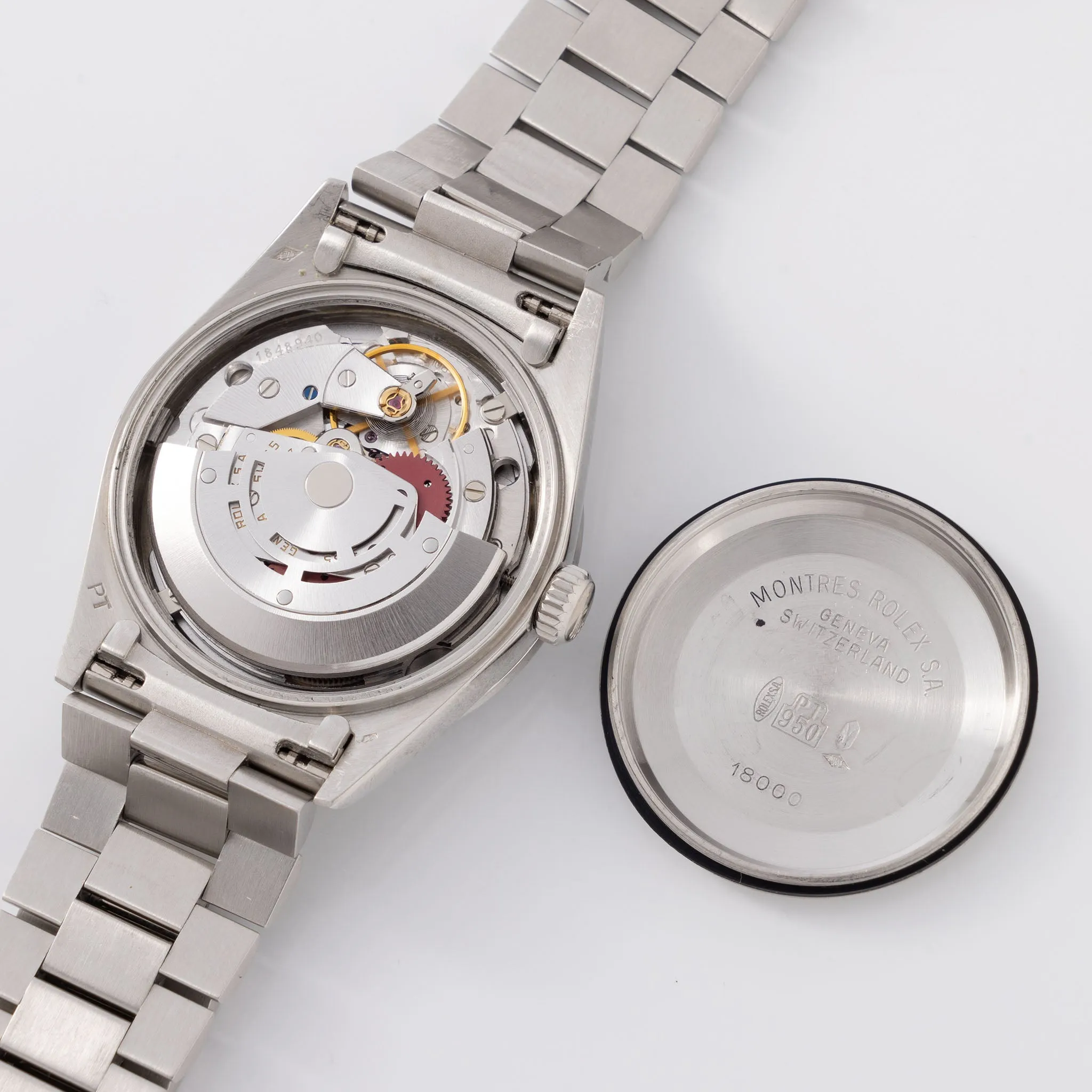Rolex Day-Date ref. 18046 Platinum with big diamond dial