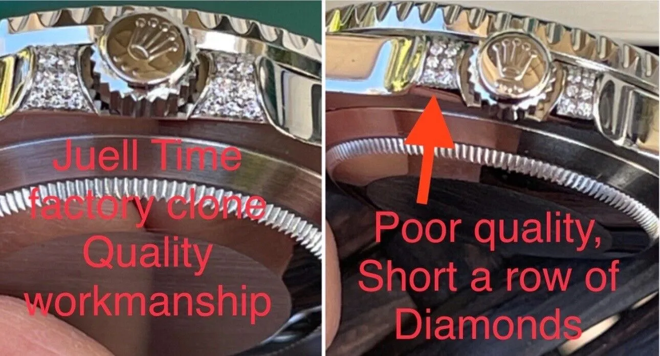 Rolex Submariner 116610LN Steel 116659SABR VS / F Pave Diamond Dial Sapphires