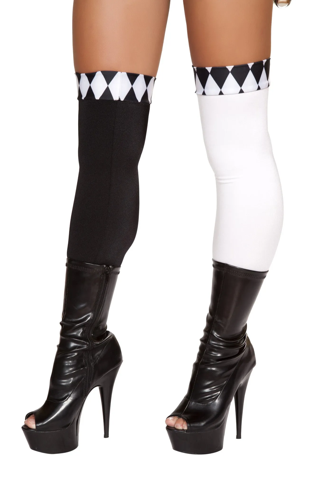 Roma Wicked Jester Stockings  - Costume Accessory