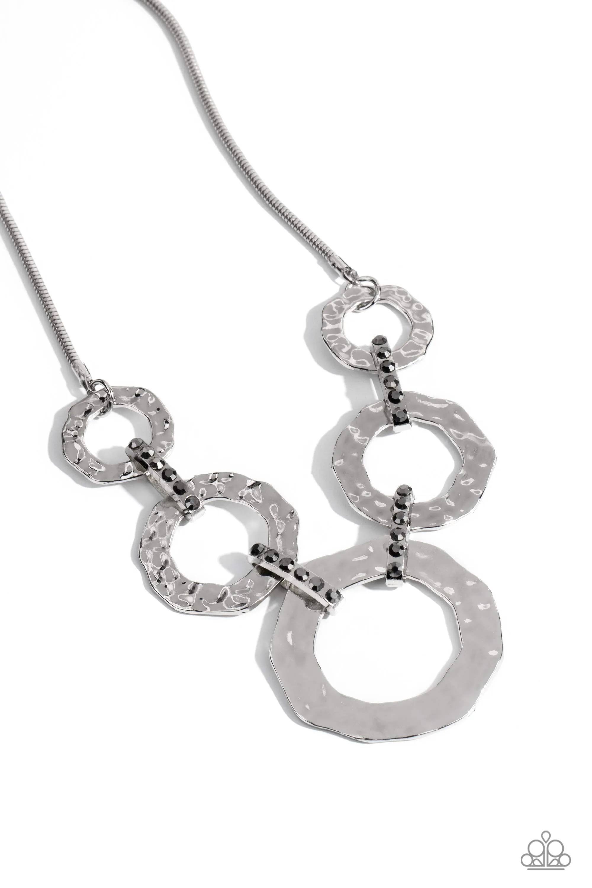 Rounded Redux - Silver Paparazzi Accessories