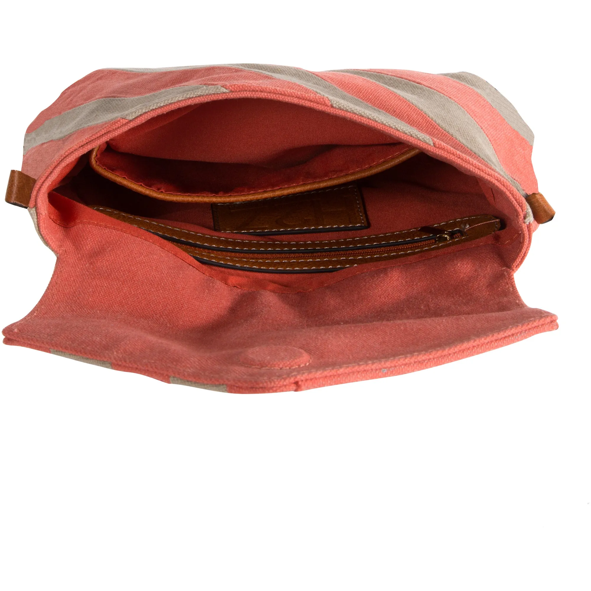 Russet 9" x 6.5" Canvas Shoulder Bag