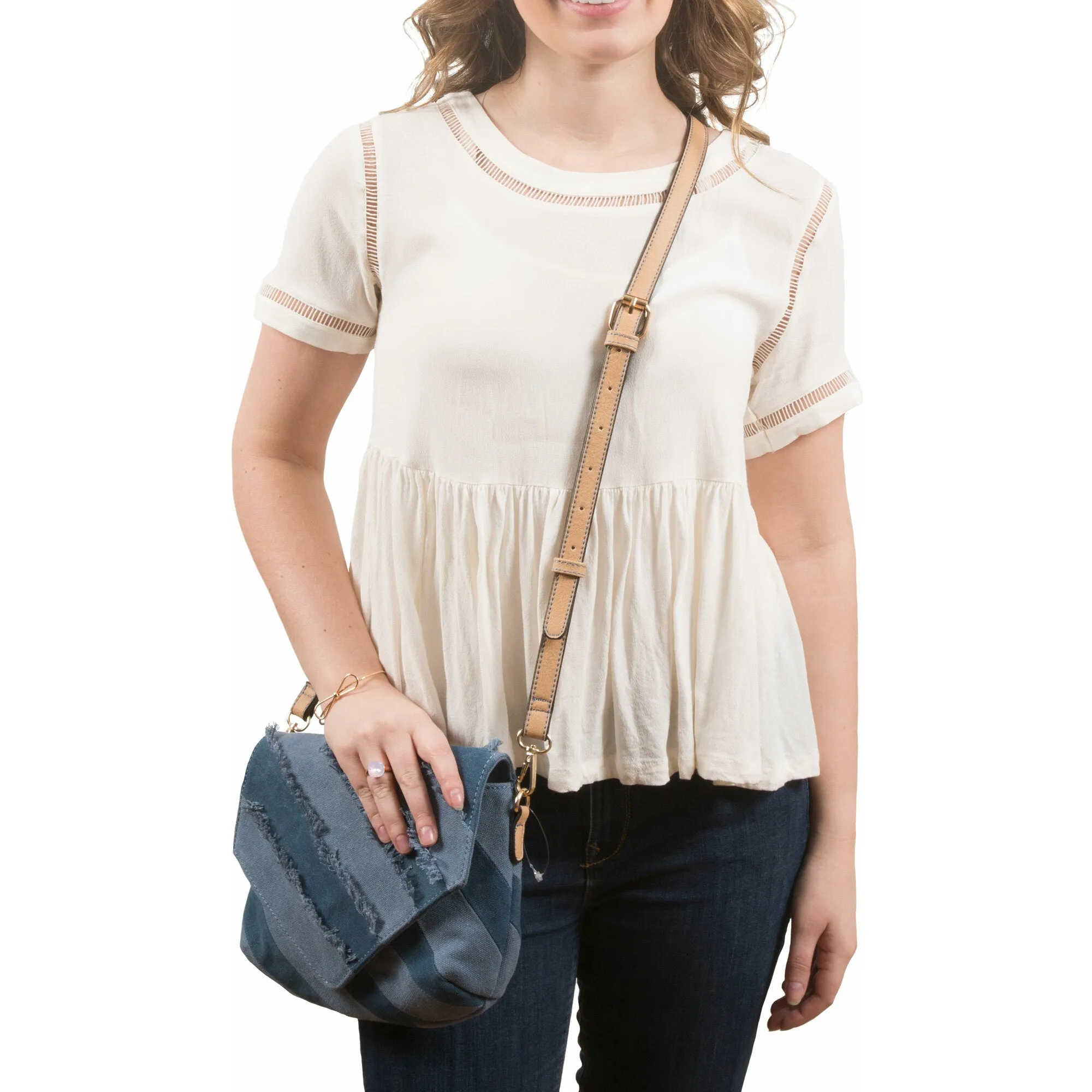 Russet 9" x 6.5" Canvas Shoulder Bag