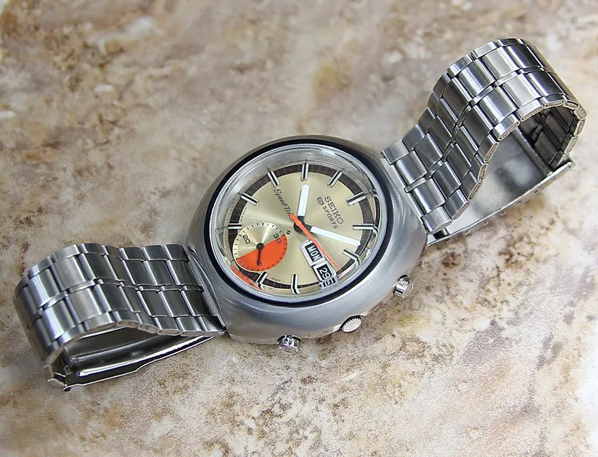 Seiko 5 Sports Speed Timer Chronograph Auto Stainless St Men Japanese Watch