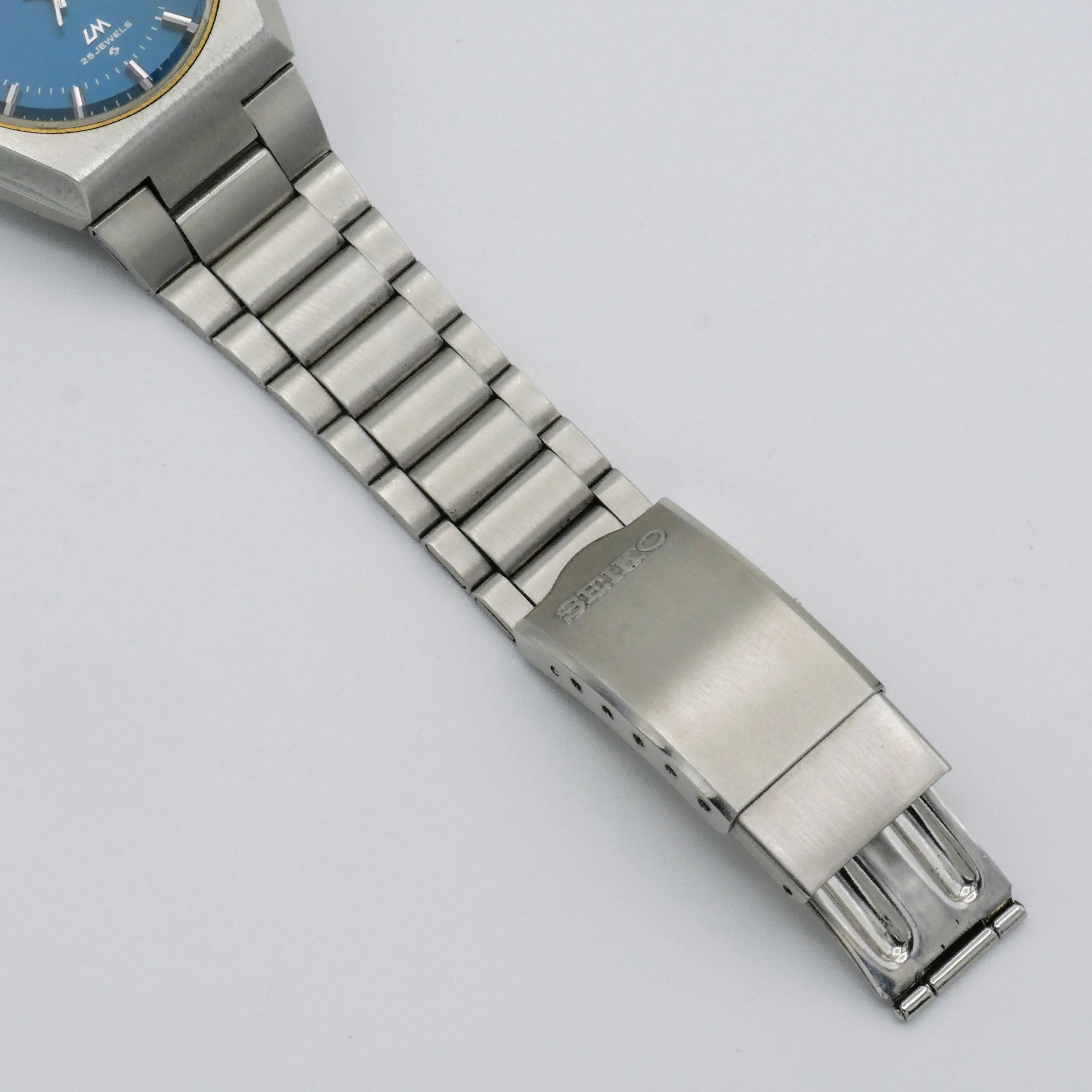 SEIKO LORD MATIC LM AUTOMATIC DAY-DATE BLUE DIAL REF. 5606-6060