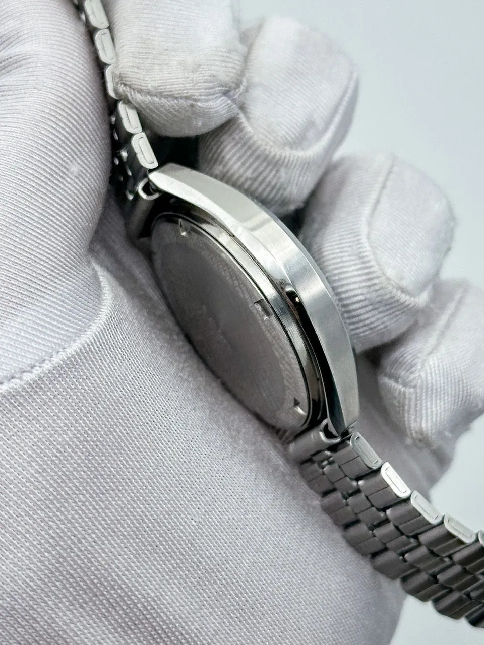 SEIKO LORD MATIC LM AUTOMATIC DAY-DATE FACETED CRYSTAL GREEN DIAL REF. 5606-7360