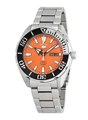 Seiko SRPC55K1 Men's 5 Sports Orange Dial Automatic Watch