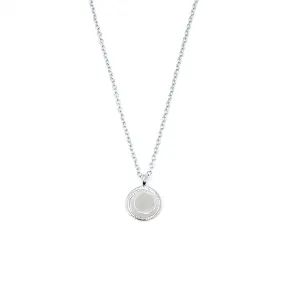Silver Disc Necklace