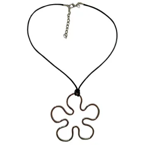 Silver Flower Necklace