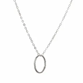 Silver Karma Pendant Necklace