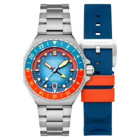 Spinnaker Dumas Gmt Automatic Red Blue Men's Watch SP-5119-77