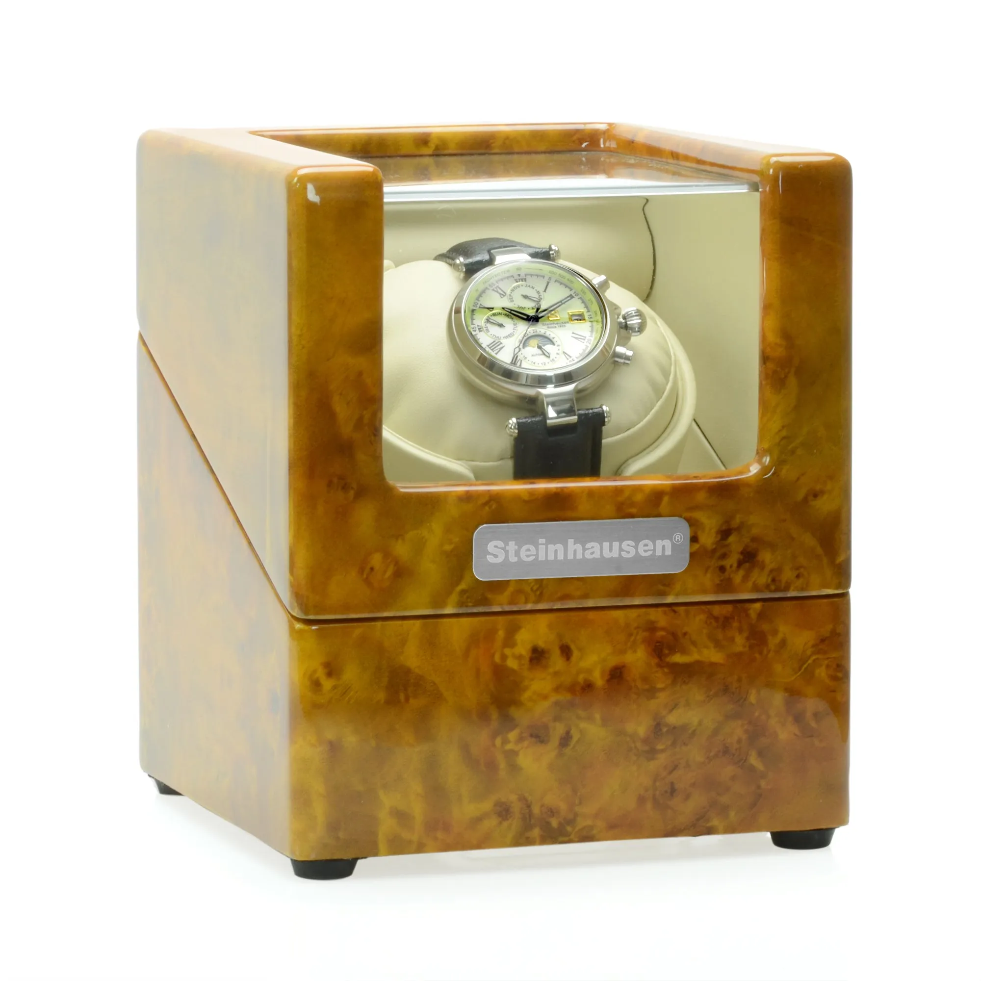 Steinhausen Heritage Single Watch Winder/Burlwood