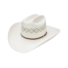 Stetson Hats 30x North Star White Patterned Ventilation Hat