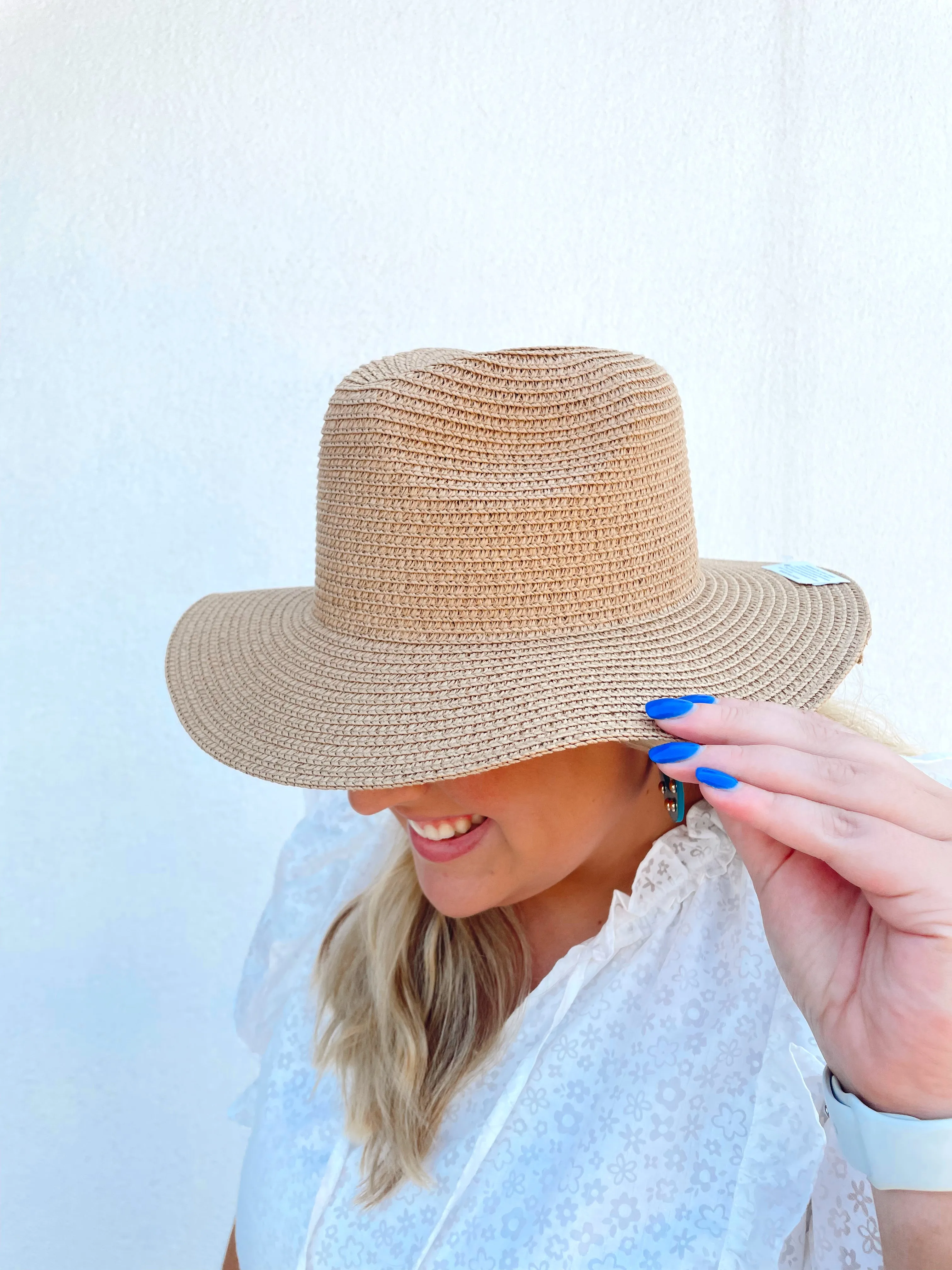 Straw Fedora Hat